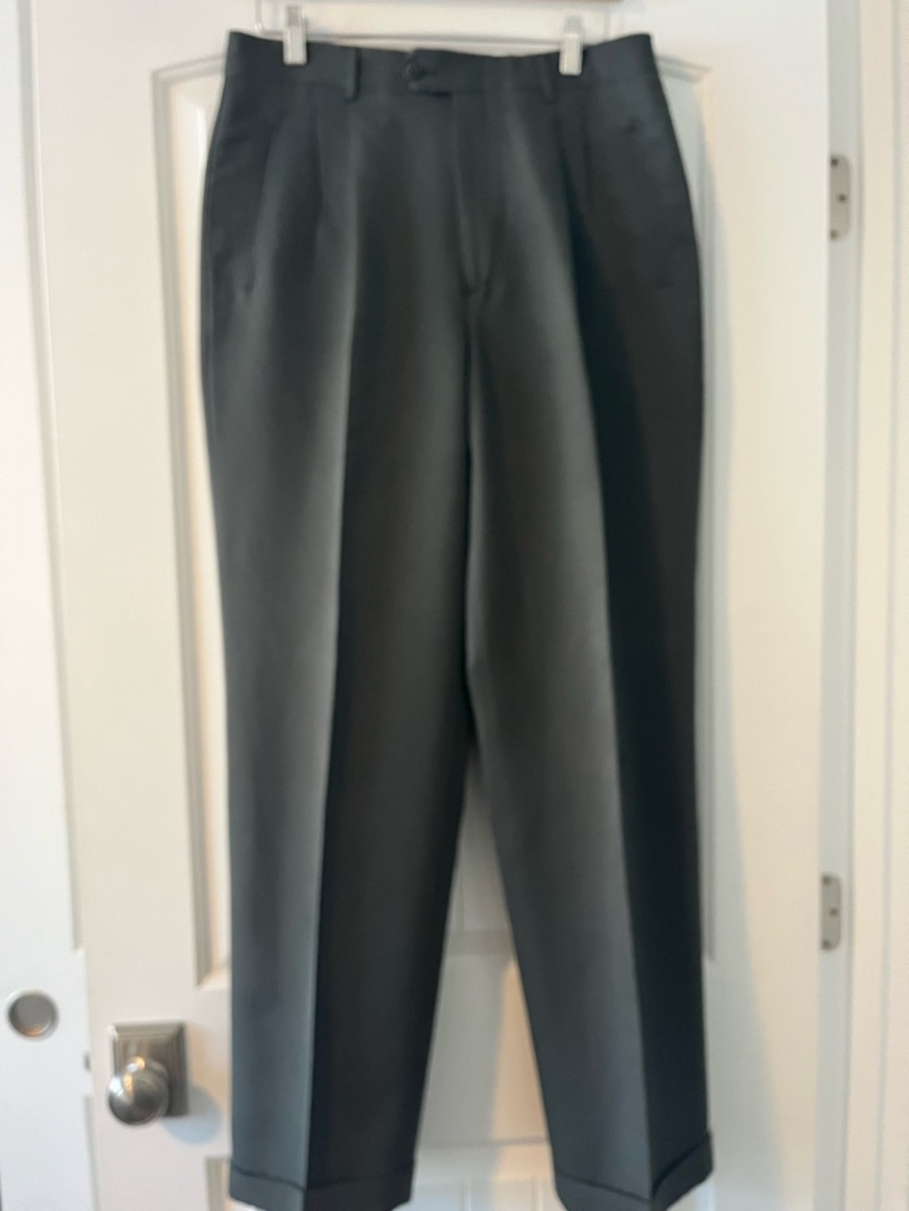 Haggar Men's Dress Pants - Dark Gray